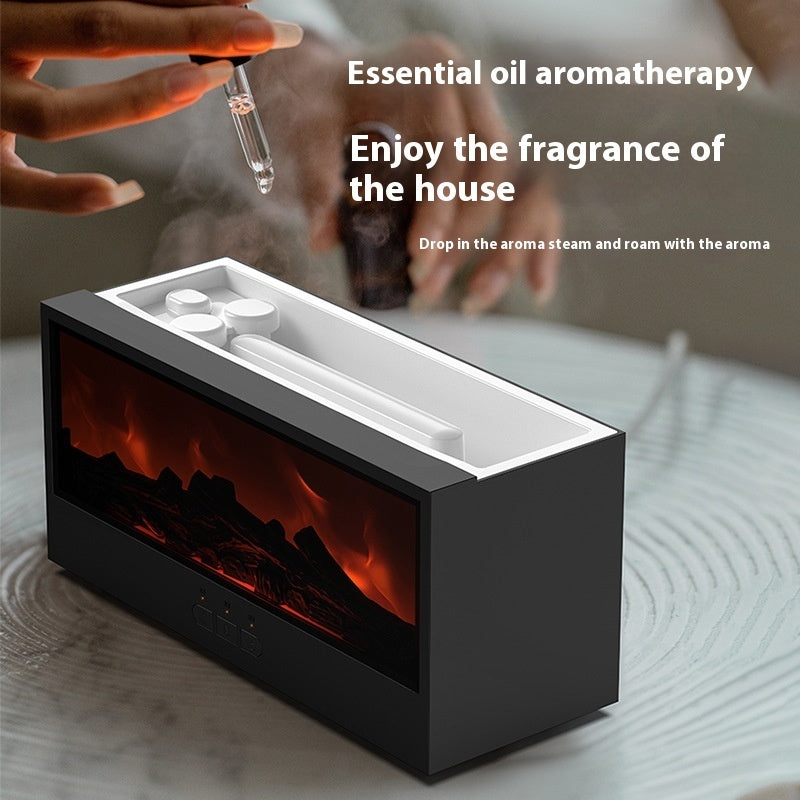 Flame-Effect Ultrasonic Essential Oil Diffuser