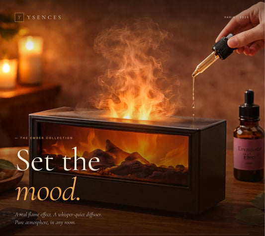 Flame-Effect Ultrasonic Essential Oil Diffuser